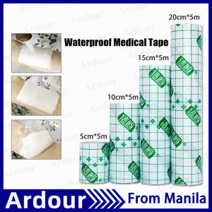 Ardour Waterproof Medical Tape Transparent PU Film Adhesive Plaster Anti-allergic Medicinal Wound Dressing Fixation Tape