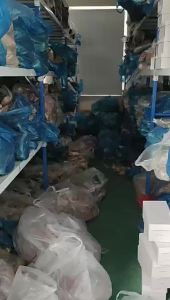 7Li2024 Spring New Pointed Toe Stiletto Heel Mid Heel Shoes Back Empty Closed Toe Sandals High Heels Green Womens Shoes