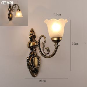 European-Style Crystal Wall Lamp for Living Room Cafe Decoration Wall Light