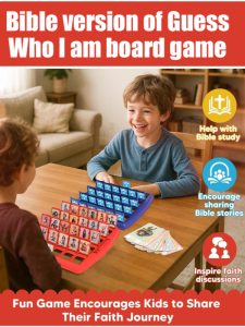 Bible Version Of Guess Who I Am Board Game Interactive Board Games Childrens Reasoning Puzzle Parent-Child Interactive Toy