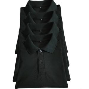 เสื้อโปโล สีดำ แขนปล่อย สินค้าราคาถูก คุณภาพดี สินค้าราคาโรงงาน