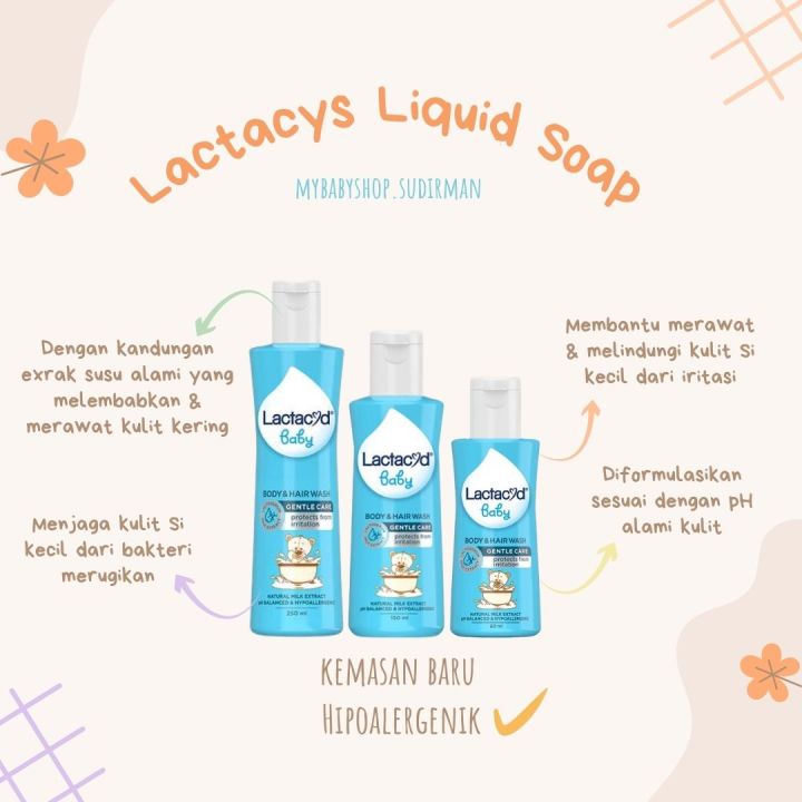 Lactacyd Baby Liquid Soap Beli Gratis 150ml free 60ml