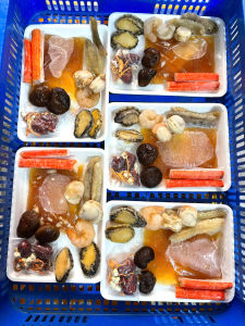 Set soup Bào ngư hải sâm sốt hoàng kim 350g-400g (giao tphcm)