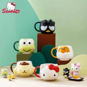 แก้วน้ําเซรามิคลายการ์ตูนน่ารัก แก้ว Sanrio Ceramic Mug งานแท้ กล่องสวยตามแบบในภาพ มี 6 ลาย