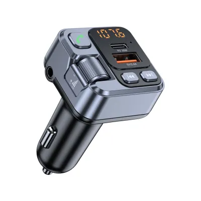 Tẩu Nghe Nhạc Bluetooth Kiêm Sạc Điện Thoại Đa Năng Cho Ô Tô Xe Hơi HY-87 (Hỗ trợ chơi nhạc thẻ nhớ và USB)