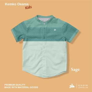 Khoirummah Kemko Jersey Kids Full Print - Kemeja Koko Anak Laki Laki Lengan Pendek - Full Varian