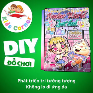 Ngôi nhà giấy của cô bé Avatar và Tocaboca búp bê giấy Tocaboca đồ chơi thông minh cho bé