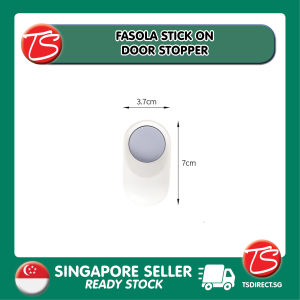 [SG STOCK] FASOLA Turnable Door Stopper | Anti Shock | Prevent Child Infant Hand | Keep Door Open | Bedroom Bathroom