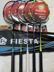 RAKET BADMINTON FIESTA SENAR BONUS TAS + GRIP