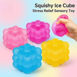 NeeDoh Stress Relief Squeeze Toy Squishy Fidget Sensory Cube Slow Rebound Anxiety Toy for Kids Adults
