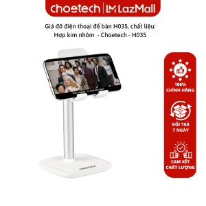 Giá đỡ điện thoại và máy tính bảng để bàn có thể điều chỉnh độ cao Choetech H035 (Hàng chính hãng)