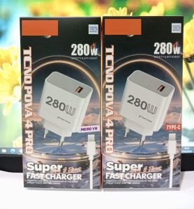 Charger TCNO POVA 4 PRO Super Fast Charger 280W Support Fast Charging