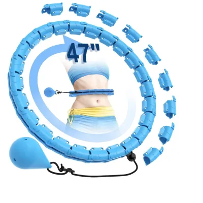 Goldstar Intelligent hu la hoop Adult Weight Loss Massage hula hoop 24 Section Adjustable Weighting Fitness Equipment