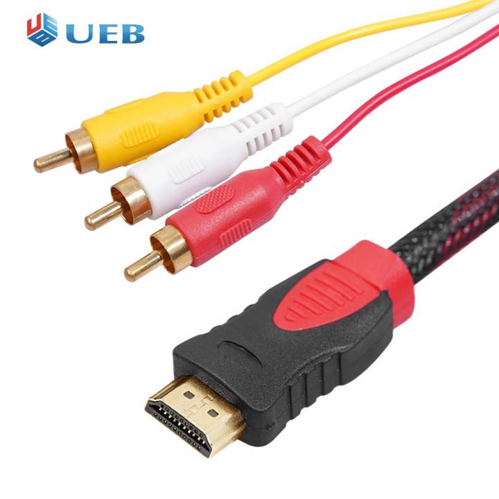 HDMI tương thích với Video RCA cáp truyền âm thanh AV Dây