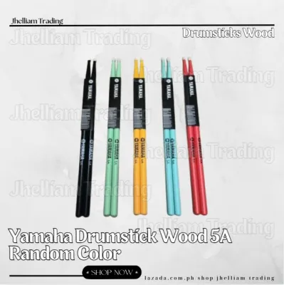 Yamaha Drumstick Wood 5A with Tip Random Color