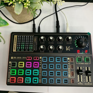 Sound Card K300 pro có phần mềm Auto TuneHát Karaoke-Livestream StreamHỗ trợ livestream 3 điện thoại