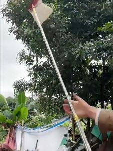 Metal Fruit Picker Portable High Tree Fruit Catcher Orchard Gardening Farm Tool