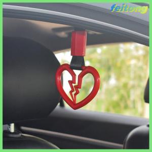【feitong】🚕🚕【HOT SALE】 JDM Ring Japanese Subway Train Bus Car Handle Cute Broken Heart Handle Hand Strap Rear Front Bumper Warning Ring