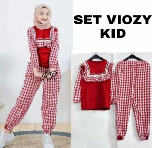 SET VIOZY KID Baju Anak Perempuan Cantik Murah Mewah Untuk Usia 7-13Tahun Terbaru Termurah Terlaris Kekinian Dan Berkualitas Pembyaran Bisa Cod ( Bayar Di Tempat ) Bahan PREMIUM Lembut Tidak Panas Dan ELegan Di Pakai