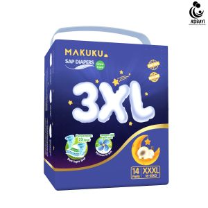 Makuku Grow Care 3XL 14pcs Pants XXXL Popok Anak Besar SAP 18-35kg