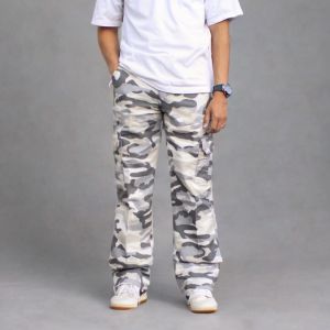 GEVAR - Celana Cargo Regular Pria Celana Cargo Loreng Pria Terbaru