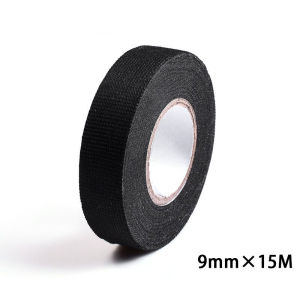 15 Meter Heat-resistant Flame Retardant Tape Black Flannel Insulating Tape For Car Cable Harness Wiring Loom Protection