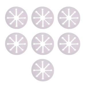 ชุดที่หนีบถุงเท้าแยกถุงเท้า7อันอุปกรณ์จัดระเบียบถุงเท้าใช้งานง่ายแบบพกพาที่ใส่ถุงเท้าห่วงรัดถุงเท้าสำหรับใช้ในครอบครัว