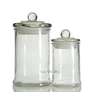 Airtight Storage Glass Jar Clear Container For Spice Food Snacks Tea Bag | Balang Kaca Kedap Udara Kuih Raya | 密封储存玻璃罐