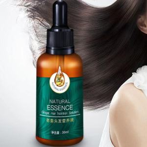 Herbal Essence Ginger Hair Nutrition Liquid 30ml Fast Promotes Hair Growth Serum Hair Tonic for Hair Growth Prevents Hair Loss Serum Improve hair follicles Nourishing Hair root Thinning Hair Treatment