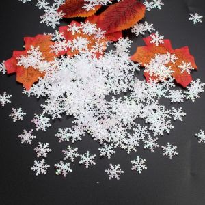 SOFITEL Multi-color Christmas Snowflakes Confetti 1.5cm/2cm/3cm DIY Snowflake Sequins Creative Glitter Artificial Snowflakes Cake Decor
