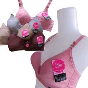 PROMO CUCI GUDANG 3 PCS Bra BH Sport Meymey Pakaian Dalam Wanita Dewasa Tanpa Kawat Dan Busa