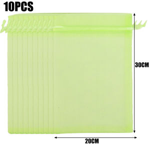 Polocat 10pcs Fruit Protection Bag Anti-Birds Plant Bag Strawberry Grape Fruit Grow Mesh Bags Vegetable Netting Cover Garden Tools
