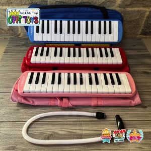 Pianika Alat Musik Hard Case and Soft Case Disney Mickey Minnie Mouse - Musik Pianika Piano Tiup Nada Free Tas