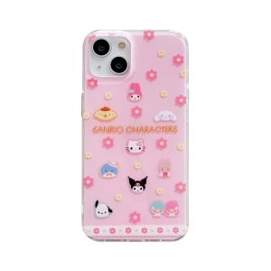 🖤ส่งจากไทยใน24ชม.🖤เคสไอโฟน 14 13 12 11 Pro Max เคส iPhone 11 เรียบง่าย น่ารัก Sanrio โซ่มุก พกง่ายๆ การป้องกันการตก Case