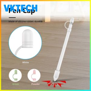 [Vktech] Wireless Earbud Cases Protective Cover 3pcs Replacement Cap for Pencil Tip Holder Customizable Silicone Cover for Personal Style Compatible with Pencil 1
