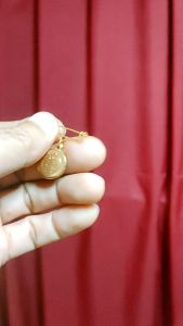 Original Anti-usog St. Benedict Original Miraculous Medal Amulet Baby/Adult Pin for Anti-usog Anti-balis Anti-diwata Anti-incanto Protection Against Bad Spirit. 18K Embossed non Tarnish Stainless Gold