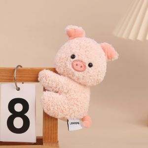 Cute Mini Cartoon Kitten Panda Little Elephant Plush Toy Desktop Ornam Learning Accompany Doll Soft Stuffed Animal Gifts