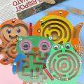 Magnet Maze Brain Puzzles for Kids Magnetic Small Maze Learn While Playing Develop Children's Attention for Travel Toys Activity Game Kids Ages 3 classic. 