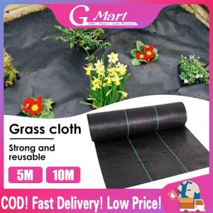 ⭐【LazTop Seller】Agricultural Anti Grass Cloth Width 5/10m/Farm-W-eed Barrier Mat Plastic Mulch Thicker Orchard W-eed Control Fabric W-eeding-Cloth