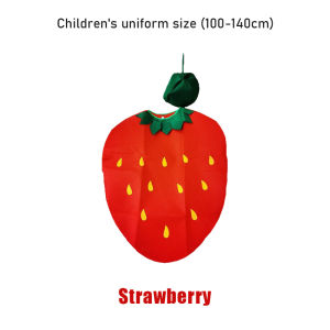 Children Day Cosplay Costume Kids Fruit Veggie Costume Strawberry Grape Funny Holiday Party Stage Performance Clothing