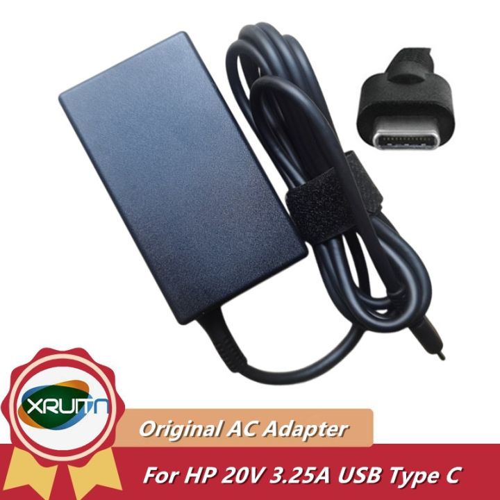 Genuine HP 65W USB-C Laptop Charger – For EliteBook, ProBook, Spectre – L67440-001, TPN-HA01, L65505-008