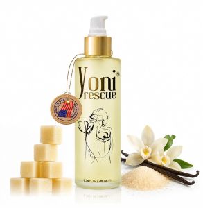Yoni Rescue Body Oil for Women 6.76 oz Daily Moisturizer USA Made    This hydrating skin oil crafted with apricot jojoba avocado and vitamin E deeply es all skin types for