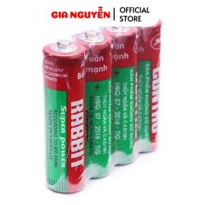 Vỉ 2 đôi Pin Con Thỏ AA (Pin Tiểu)