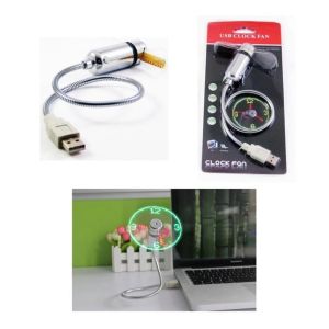 Quạt mini Cầm Tay dc 5v Bằng Kim Loại Hiển Thị Đồng Hồ Đèn led Hiển Thị Thời Gian Thực