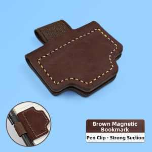 NOBLELUX Multifunctional ic Leather Bookmark ic Buckle Colorful Double-sided ic Bookmark Creative Clip Notebook Book Markers For Bookworm