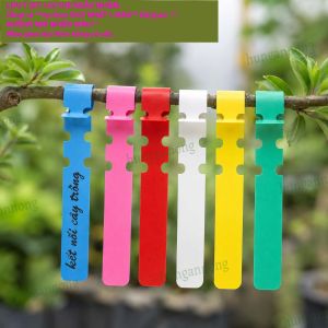 Combo 100 Thẻ thắt cành dùng ghi tên đánh dấu cây trồng nhanh tiện tái sử dụng size 2x22cm ( xem trong mô tả..)