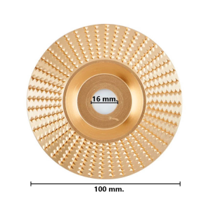 แผ่นเจียรไม้ ใบเจียรไม้ แกะสลักไม้ แบบเอียง 4นิ้ว แผ่นเจียร ขัด องศา ไม้บดล้อโรตารี แผ่นขัด ใบเจียร ใช้กับ ลูกหมู 4 นิ้ว