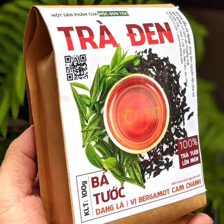 Trà Đen Hồng Trà Bá Tước Pha Trà Chanh Trà Tắc Mộc Sơn túi 100g 250g 400g Vị Trái Cây | Hương bergamot Cam Chanh | Pha Trà Tắc Trà Chanh Trà Sữa