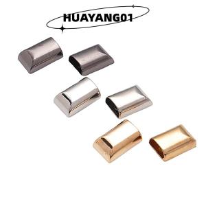 HUAYANG01 [2023 new HOT FASHION] lazlook 10ชิ้นตัวหยุดซิปโลหะมีคลิปท้ายแบบมีซิปสำหรับหยุดทำงานที่หางปลั๊กพร้อมสกรูงานตัดเย็บหนังงานประดิษฐ์ทำมือ