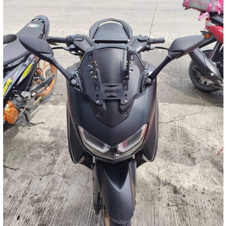 Nmax V1 V2 Side mirror Medium Stem with R25 Bracket for windshield